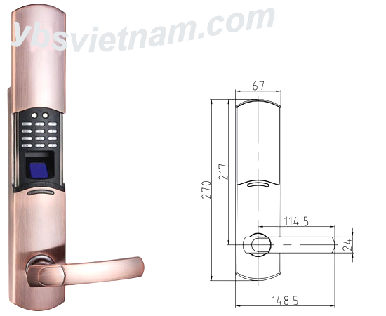 Khóa vân tay YBS042
