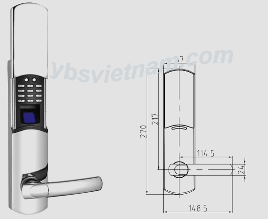 Khóa vân tay YBS043